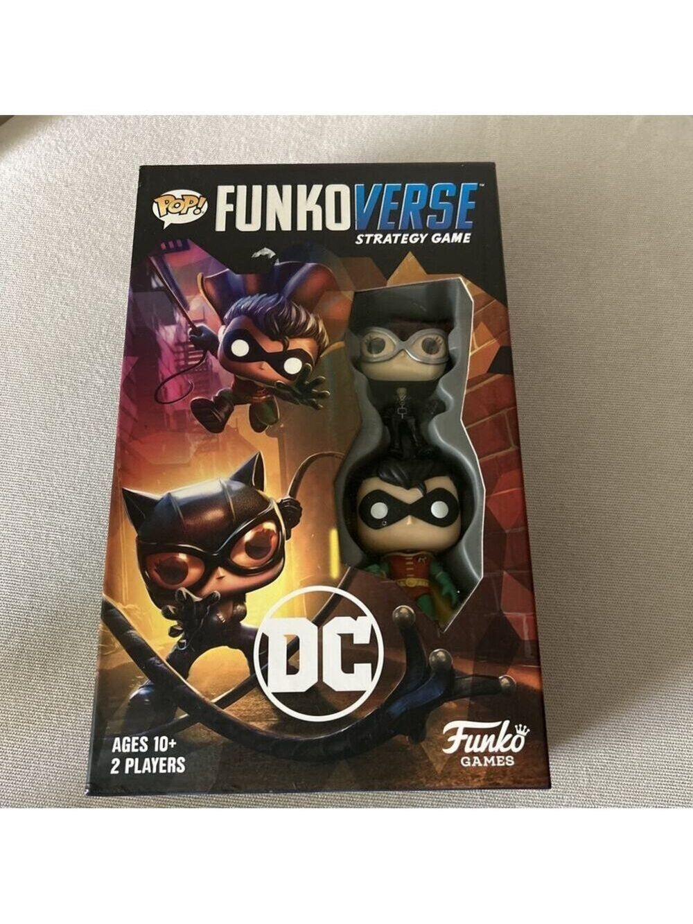 Funko Pop Funko Verse Strategy Game DC 101 Catwoman & Robin Complete